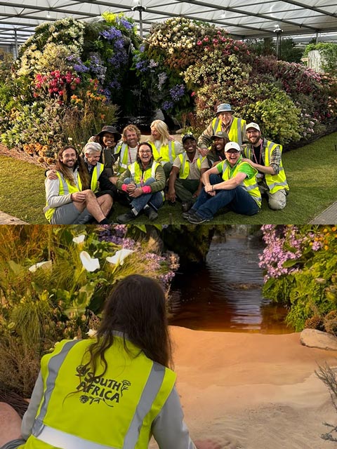 Flora of South Africa Hi-Vis Vest Printing by Barritt Garment Printing Bournemouth