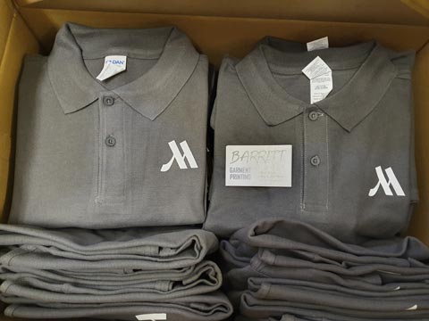 Marriott Hotels Polo Shirt Print by Barritt Garment Printing Bournemouth