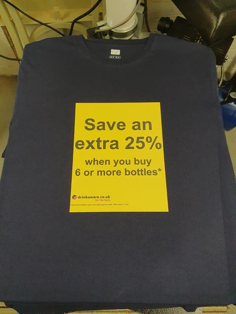 Tesco T-Shirt Print by Barritt Garment Printing Bournemouth